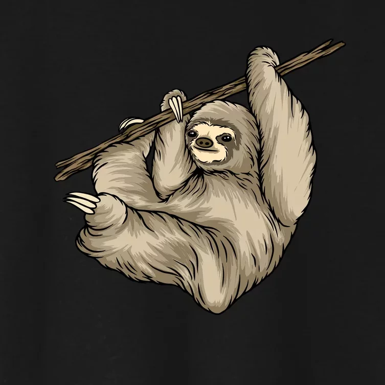 Sloth Women's Crop Top Tee