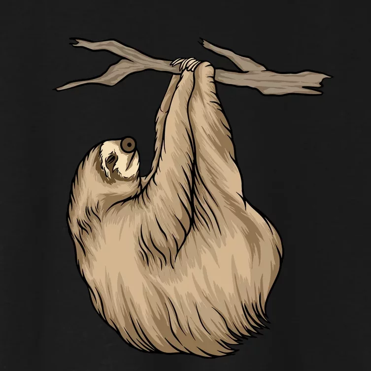 Sloth Women's Crop Top Tee