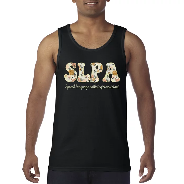 SLPA Speech Language Pathologist Assistant Appreciation Tank Top