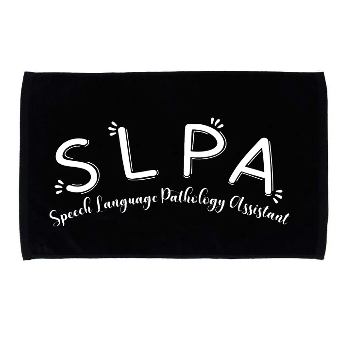 SLPA Speech Language Pathology Assistant SLP Gift Therapy Microfiber Hand Towel