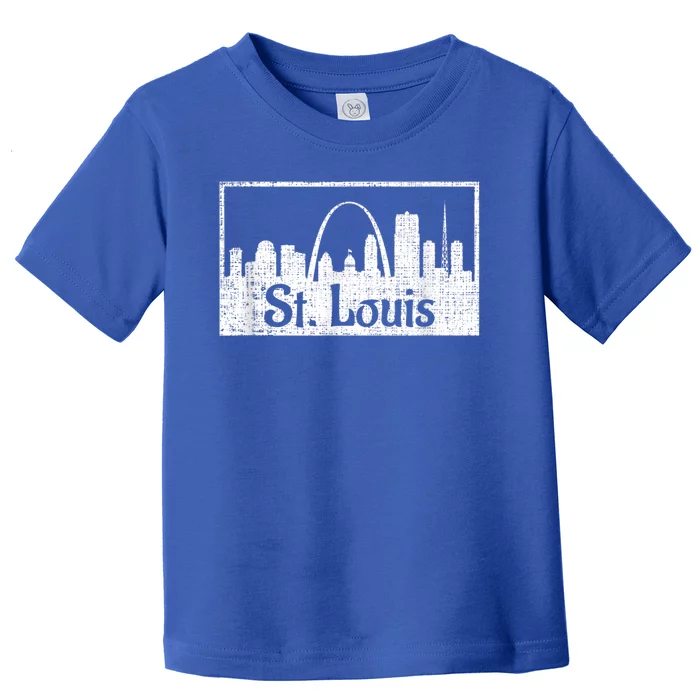 Saint St. Louis Missouri Skyline Souvenir Gift Toddler T-Shirt