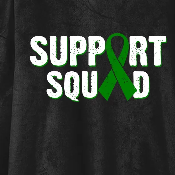 Support Squad Lymphoma Awareness Hooded Wearable Blanket