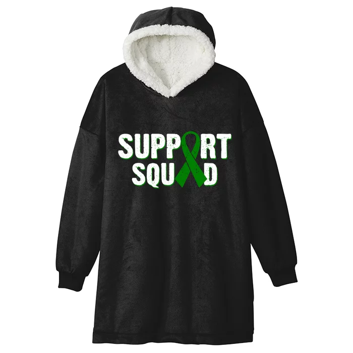 Support Squad Lymphoma Awareness Hooded Wearable Blanket