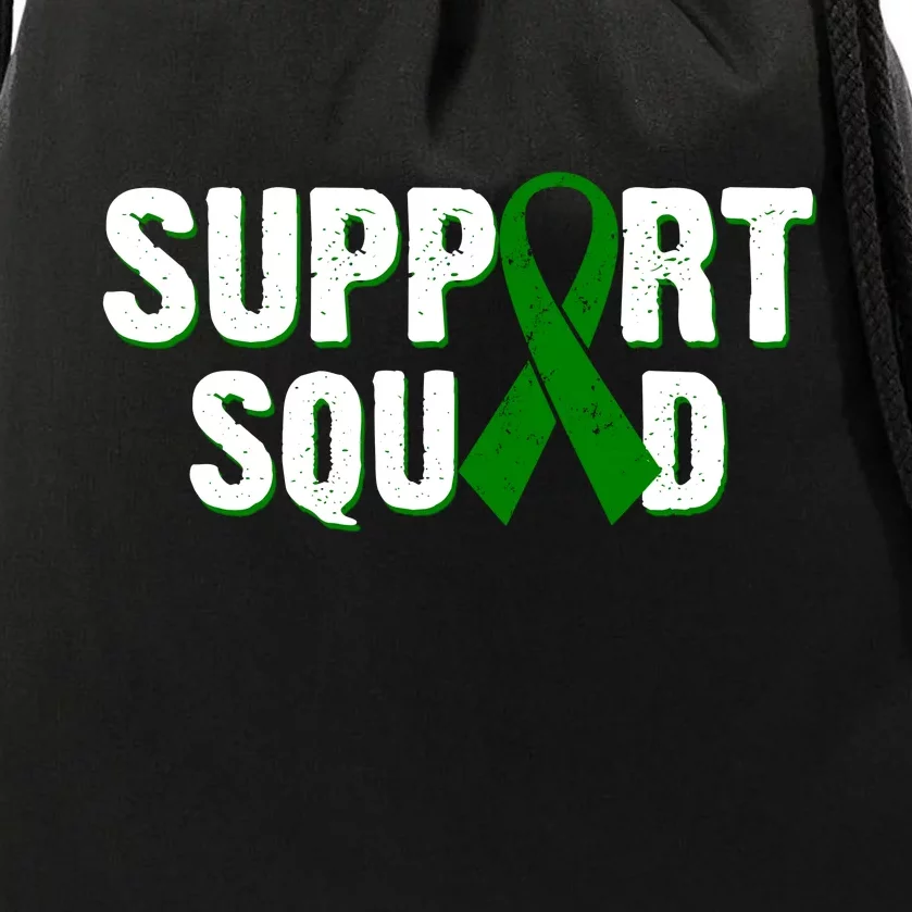 Support Squad Lymphoma Awareness Drawstring Bag