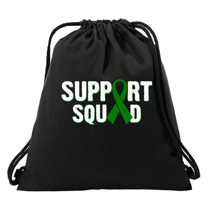 Support Squad Lymphoma Awareness Drawstring Bag