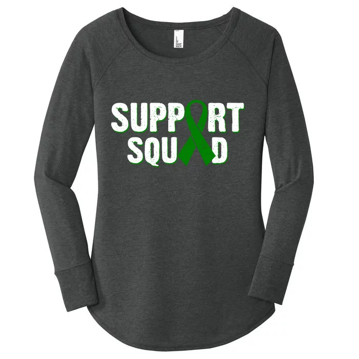 Support Squad Lymphoma Awareness Women's Perfect Tri Tunic Long Sleeve Shirt