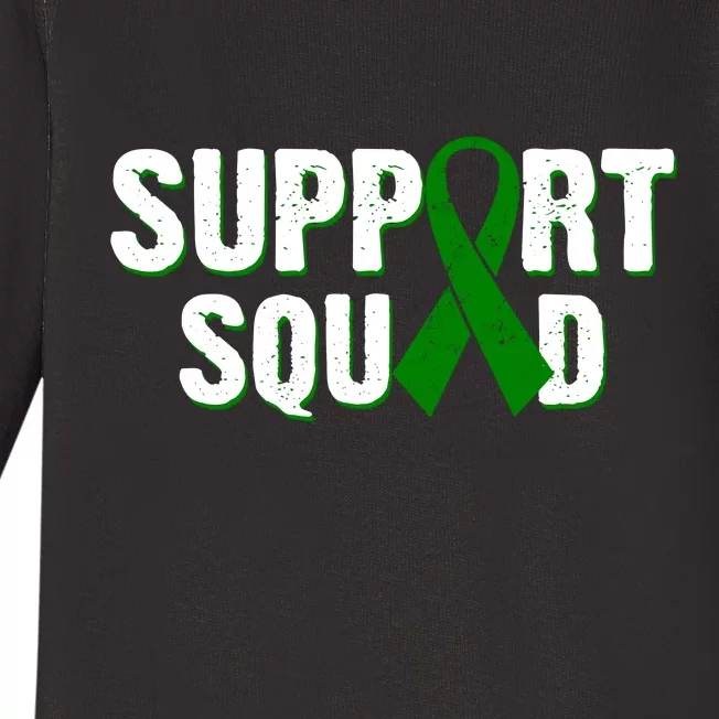 Support Squad Lymphoma Awareness Baby Long Sleeve Bodysuit