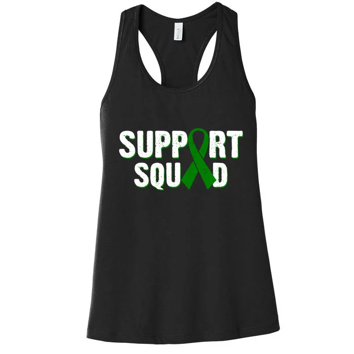 Support Squad Lymphoma Awareness Women's Racerback Tank