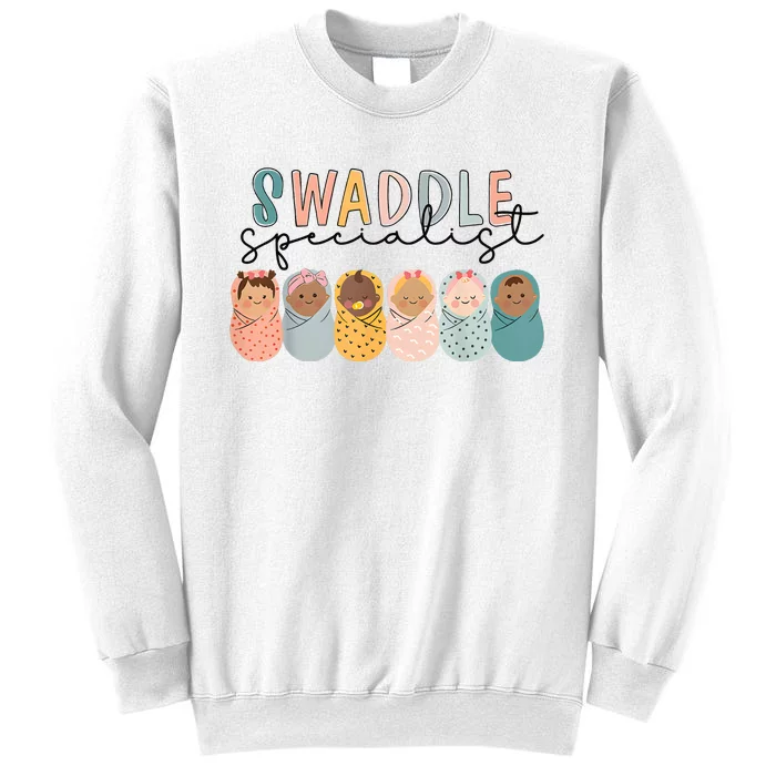 Swaddle Specialist Labor And Deliverynicu Nurse Sweatshirt