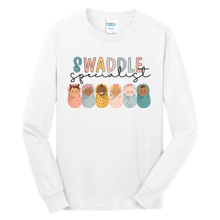 Swaddle Specialist Labor And Deliverynicu Nurse Tall Long Sleeve T-Shirt