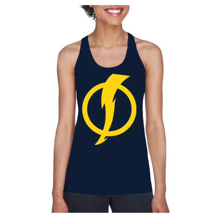 Static Shock Logo Women's Racerback Tank