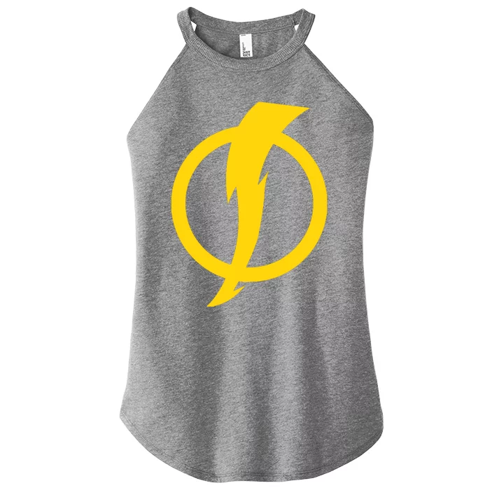 Static Shock Logo Women’s Perfect Tri Rocker Tank