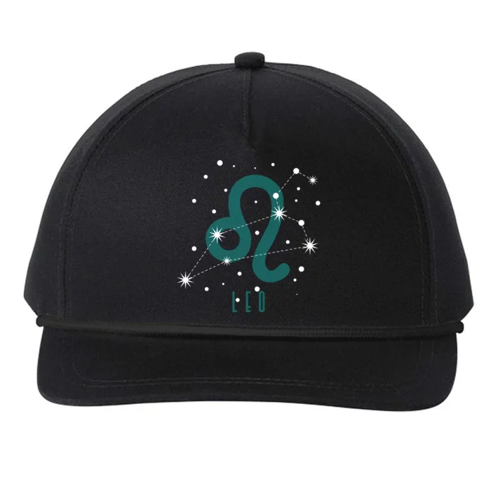 Star Sign Leo Lion Cute Gift Snapback Five-Panel Rope Hat