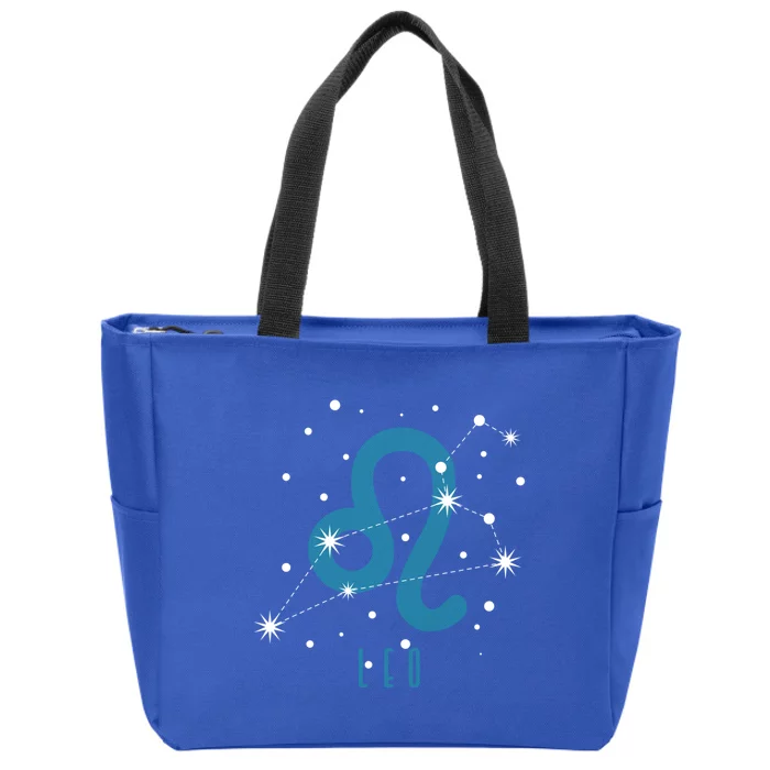 Star Sign Leo Lion Cute Gift Zip Tote Bag