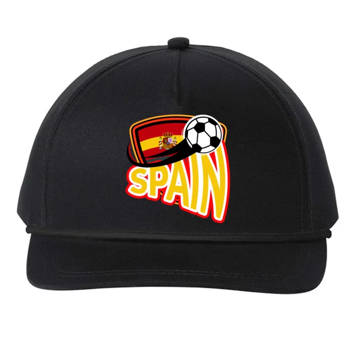 Spain Soccer Logo Snapback Five-Panel Rope Hat