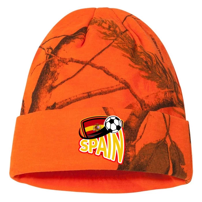 Spain Soccer Logo Kati - 12in Camo Beanie