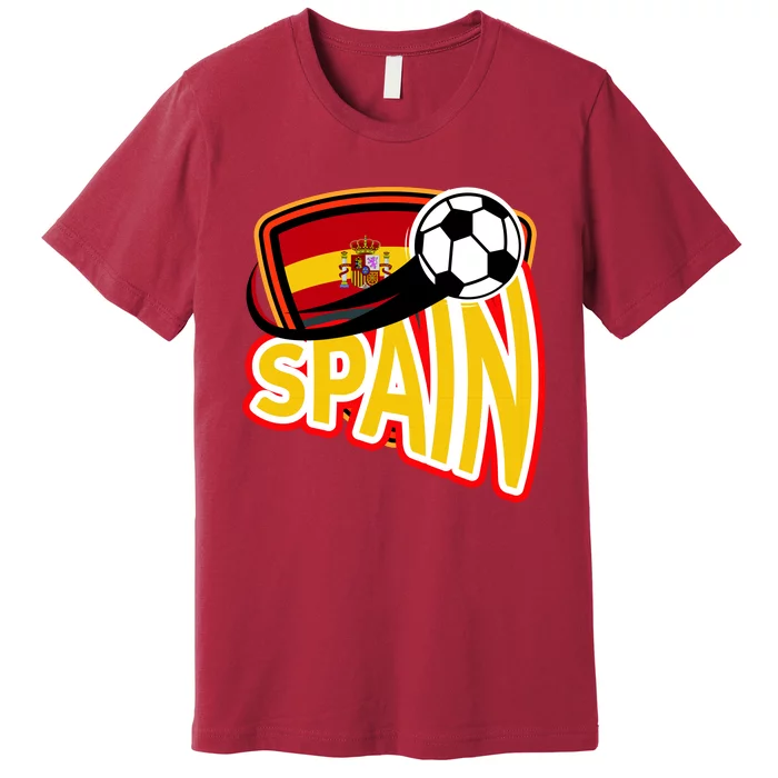 Spain Soccer Logo Premium T-Shirt