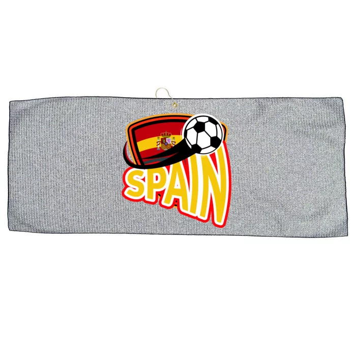 Spain Soccer Logo Large Microfiber Waffle Golf Towel