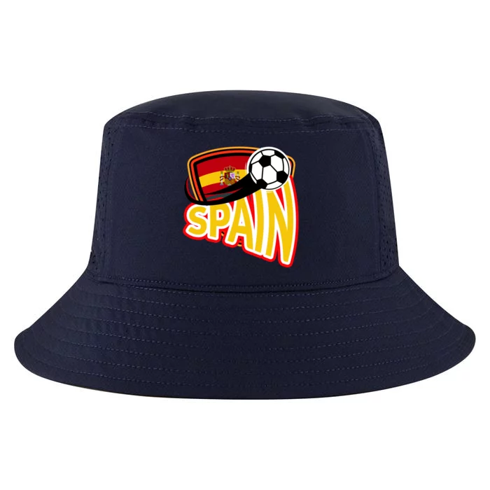 Spain Soccer Logo Cool Comfort Performance Bucket Hat