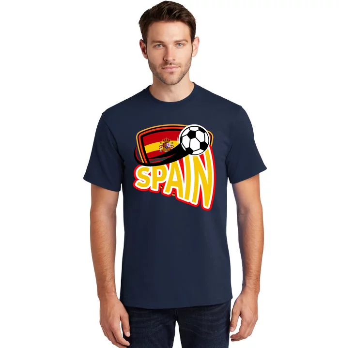 Spain Soccer Logo Tall T-Shirt