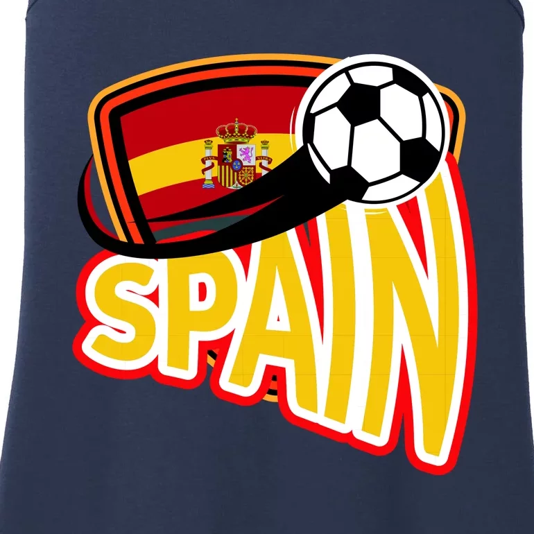 Spain Soccer Logo Ladies Essential Tank