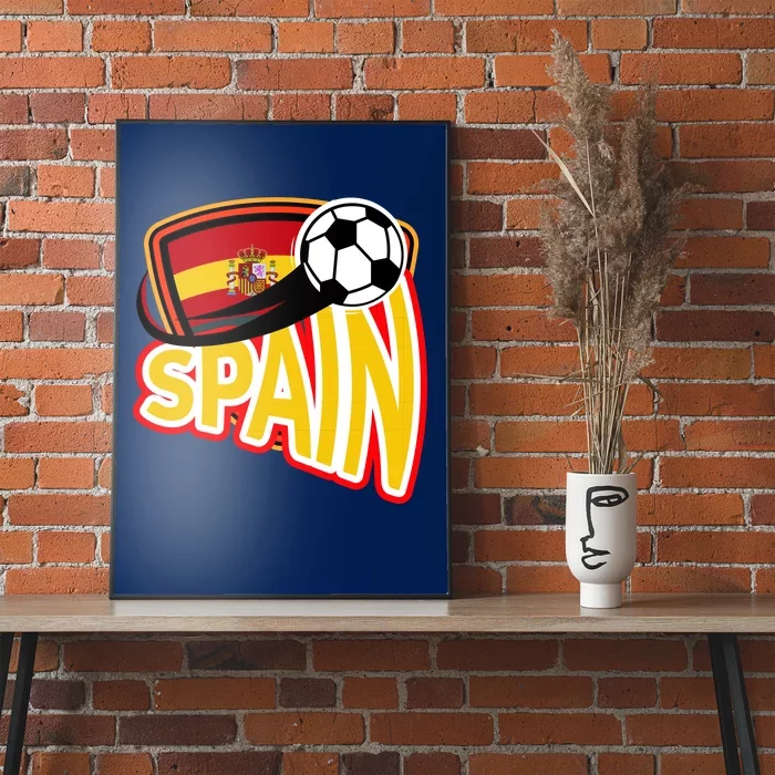 Spain Soccer Logo Poster