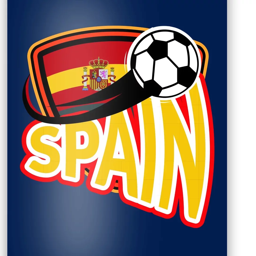 Spain Soccer Logo Poster