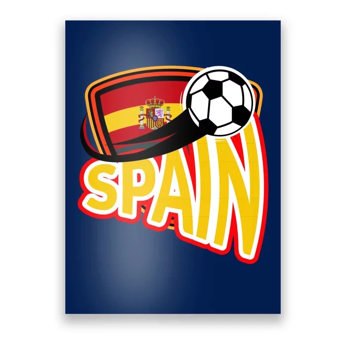 Spain Soccer Logo Poster