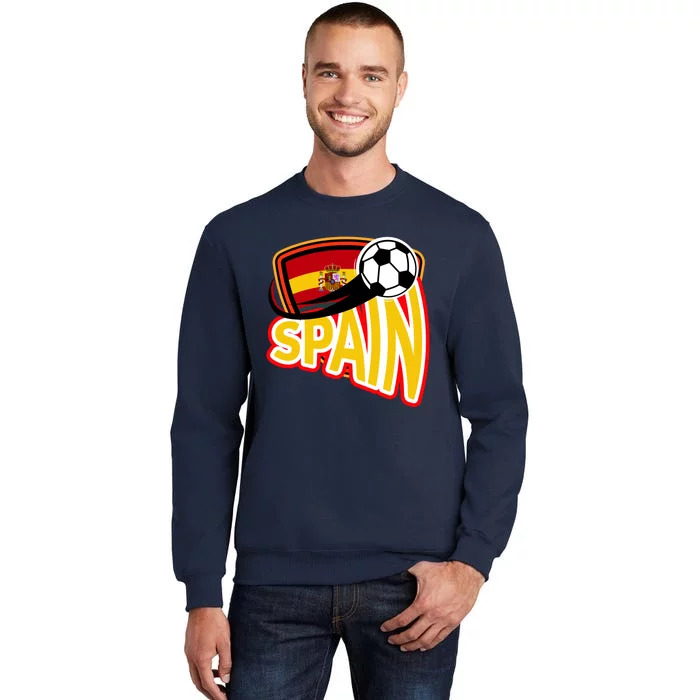 Spain Soccer Logo Tall Sweatshirt