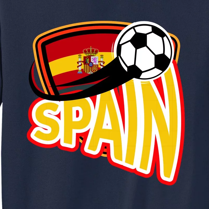 Spain Soccer Logo Tall Sweatshirt