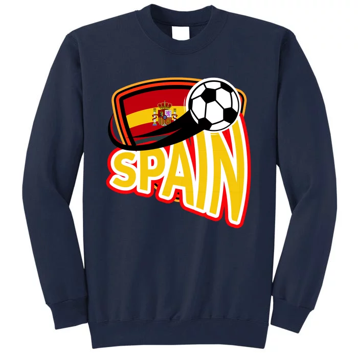 Spain Soccer Logo Tall Sweatshirt