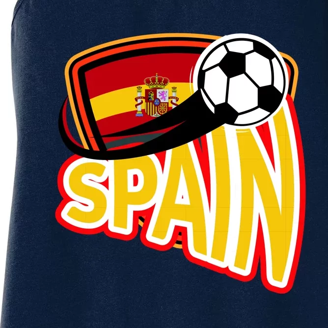 Spain Soccer Logo Women's Racerback Tank