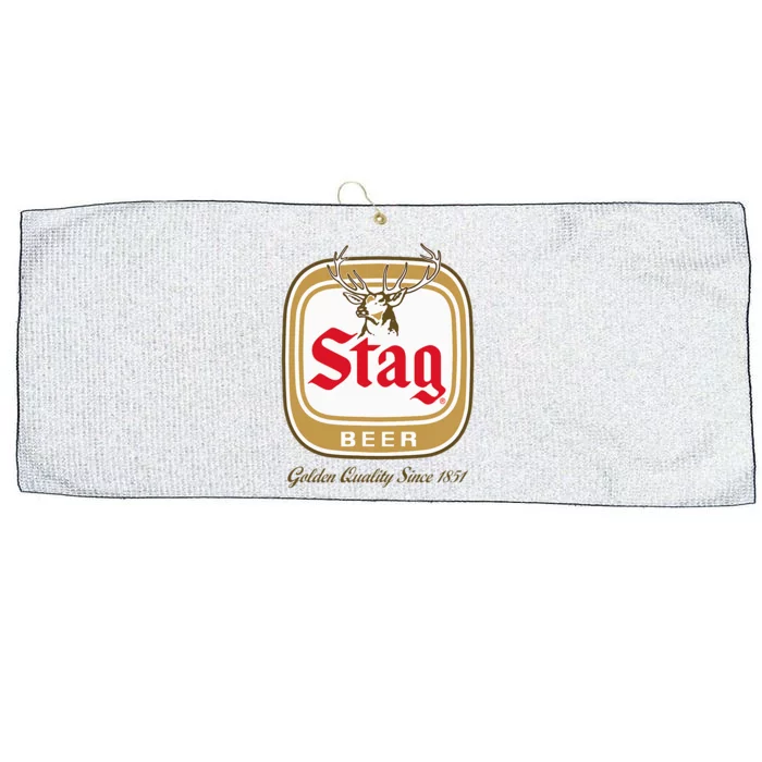 Stag Style Logo Large Microfiber Waffle Golf Towel