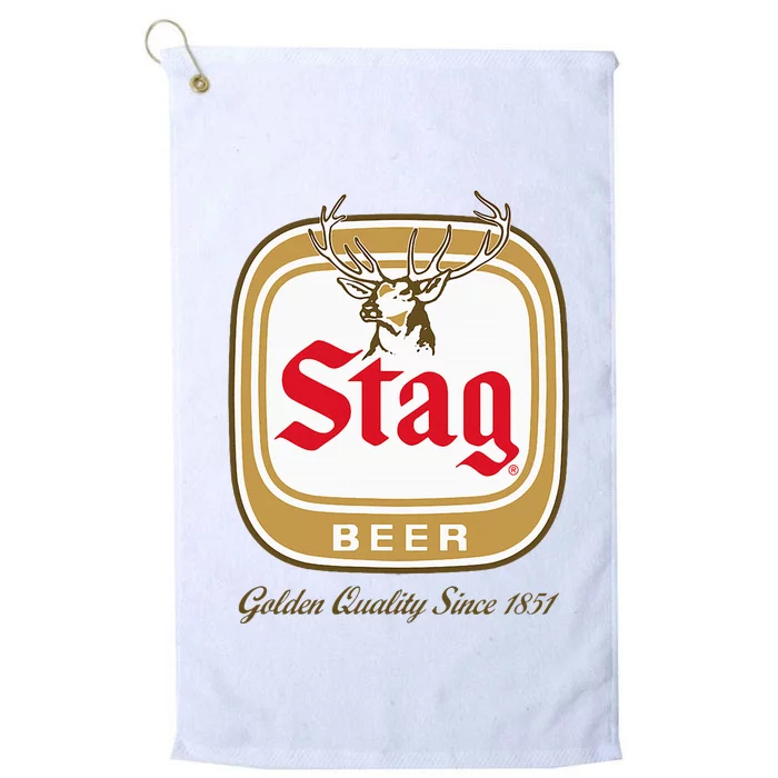 Stag Style Logo Platinum Collection Golf Towel