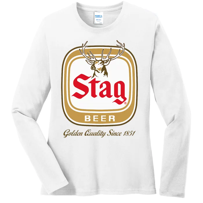 Stag Style Logo Ladies Long Sleeve Shirt