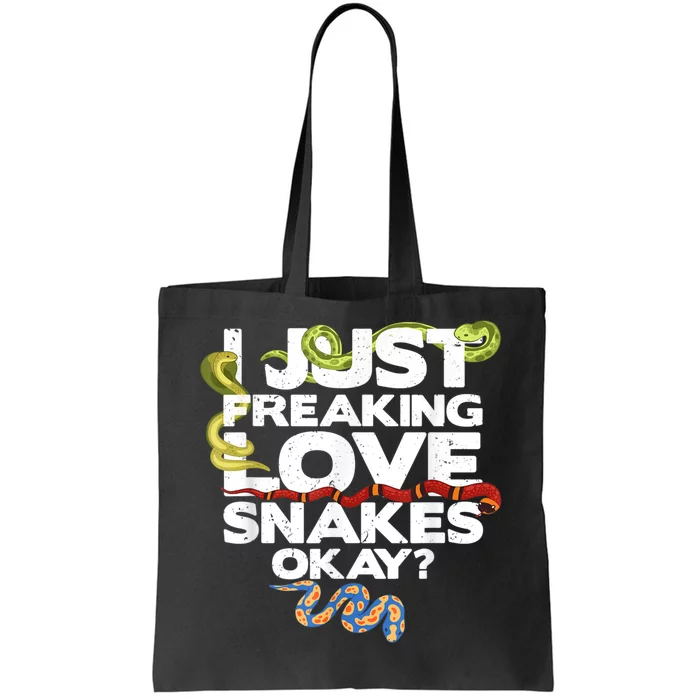 Snake Snake Lover  Reptile Lover Funny Snake Tote Bag