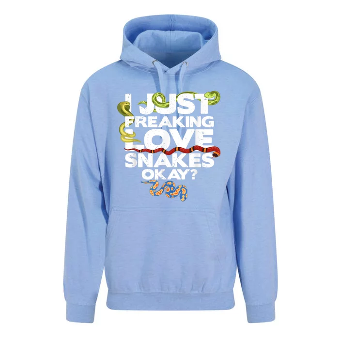 Snake Snake Lover  Reptile Lover Funny Snake Unisex Surf Hoodie