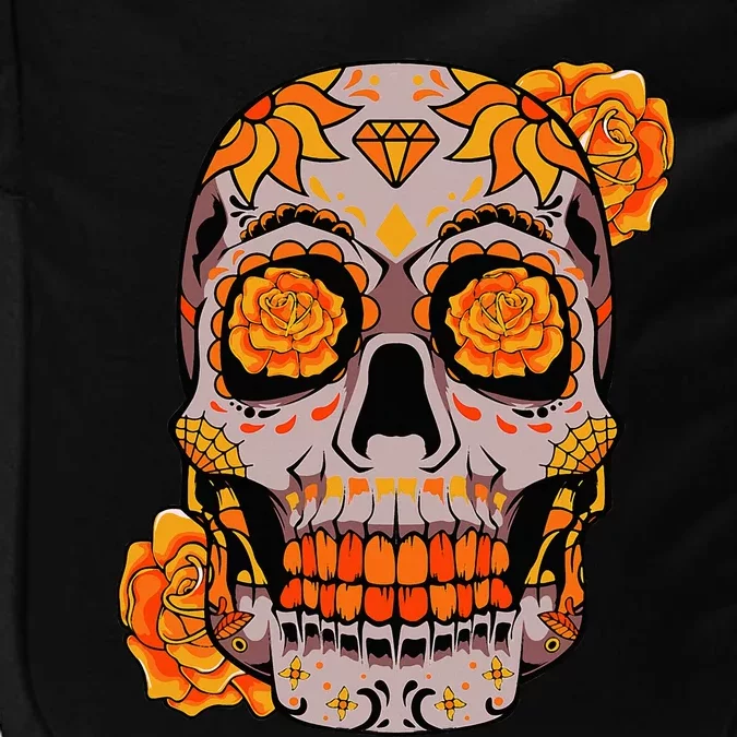 Sugar Skull Lazy Halloween Costume Cool Mexican Bones Impact Tech Backpack