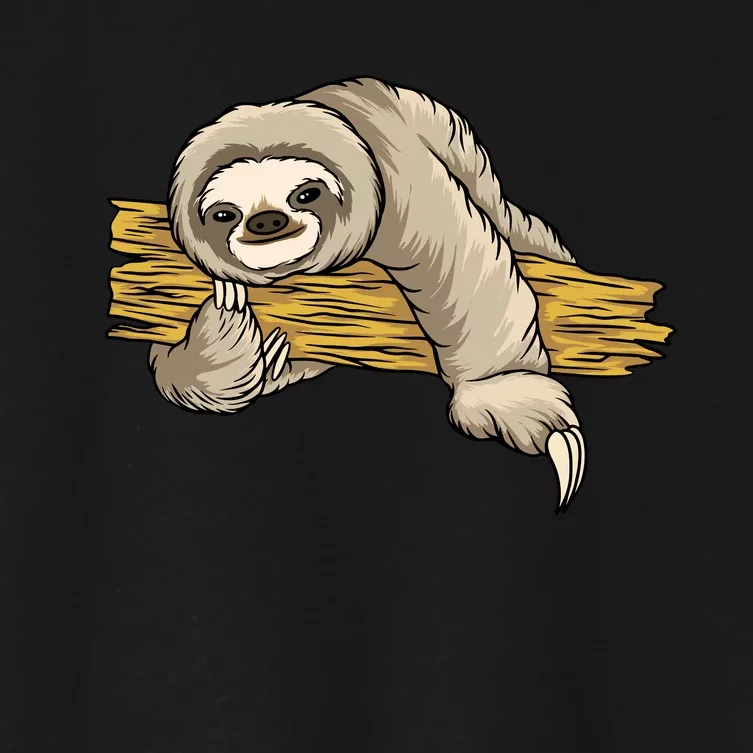 Sloth Women's Crop Top Tee