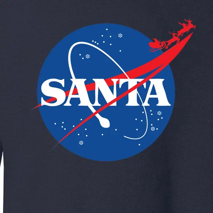 Santa Space Logo Toddler Sweatshirt