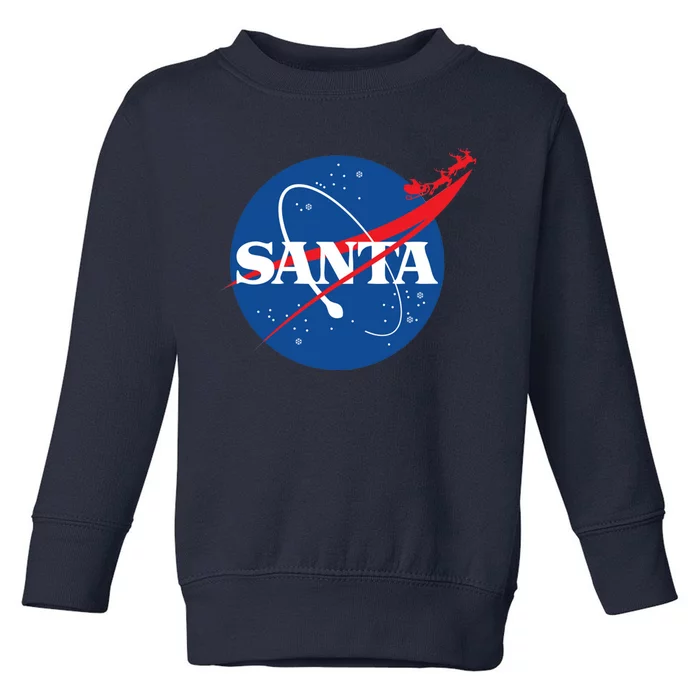 Santa Space Logo Toddler Sweatshirt