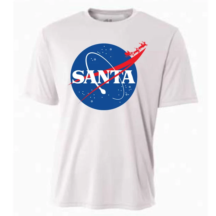 Santa Space Logo Cooling Performance Crew T-Shirt