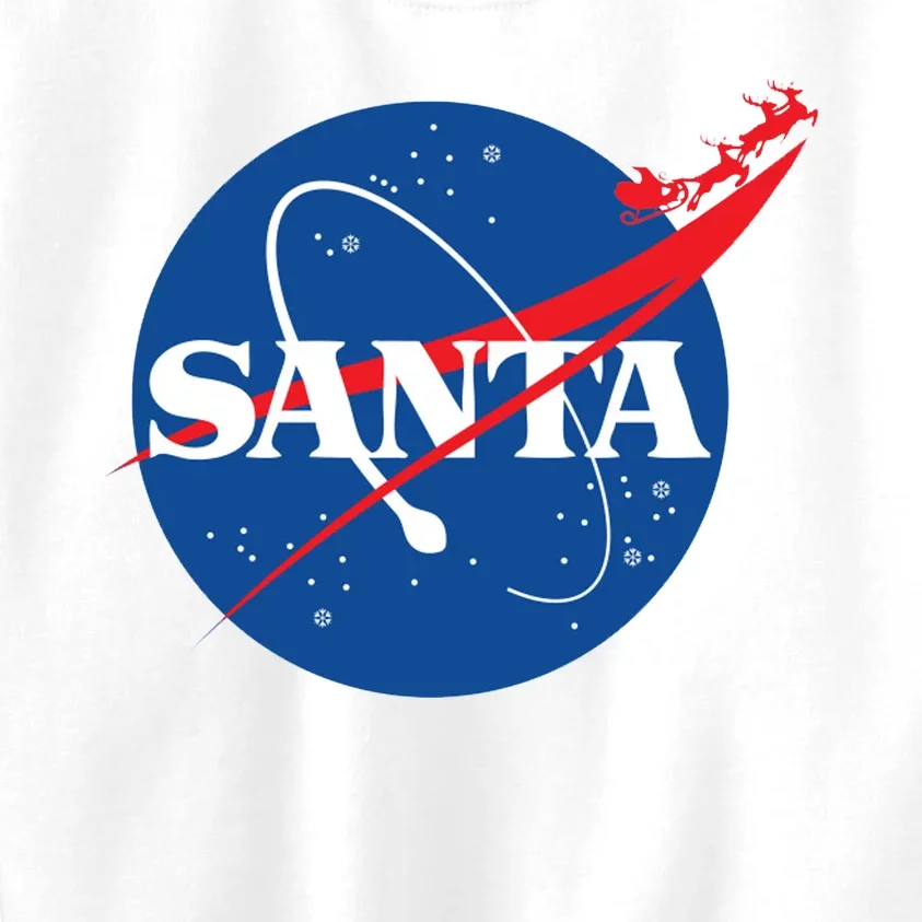 Santa Space Logo Kids Sweatshirt