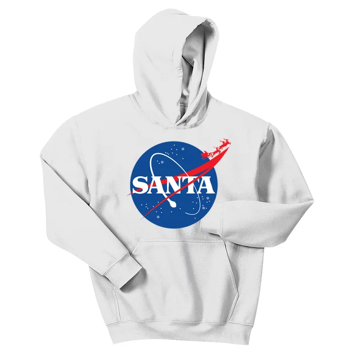 Santa Space Logo Kids Hoodie