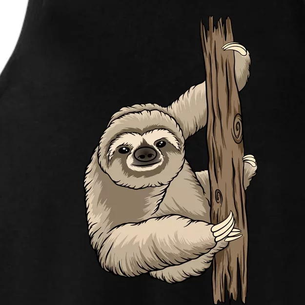 Sloth Ladies Tri-Blend Wicking Tank