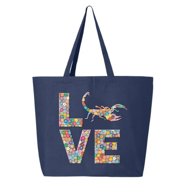 Scorpion Scorpio Love Flowers Gift 25L Jumbo Tote