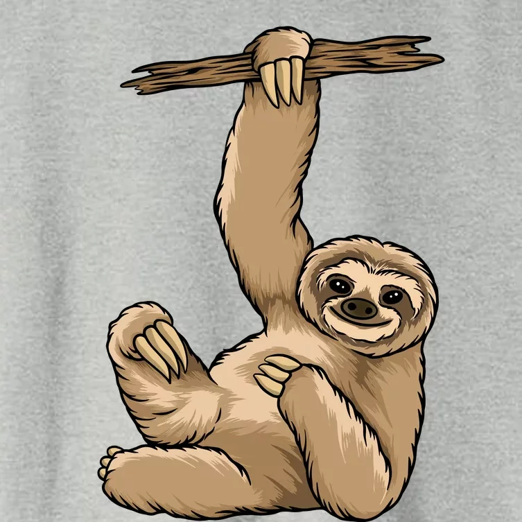 Sloth Women's Crop Top Tee