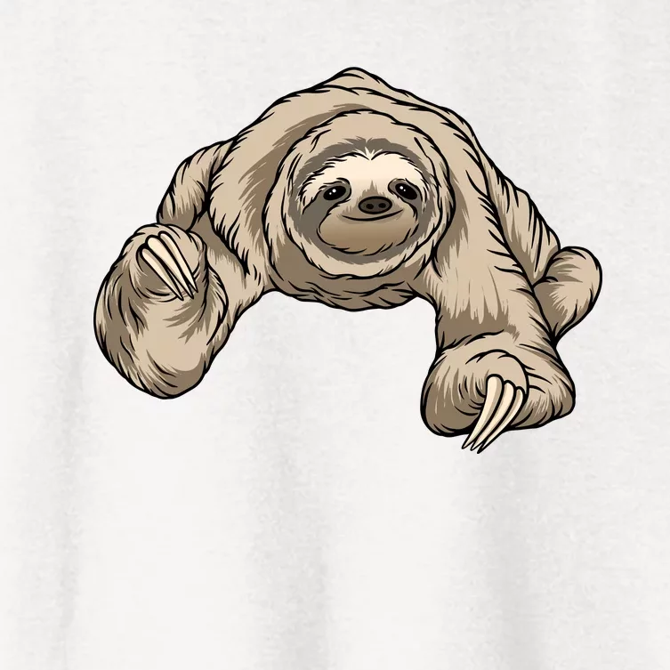 Sloth Women's Crop Top Tee