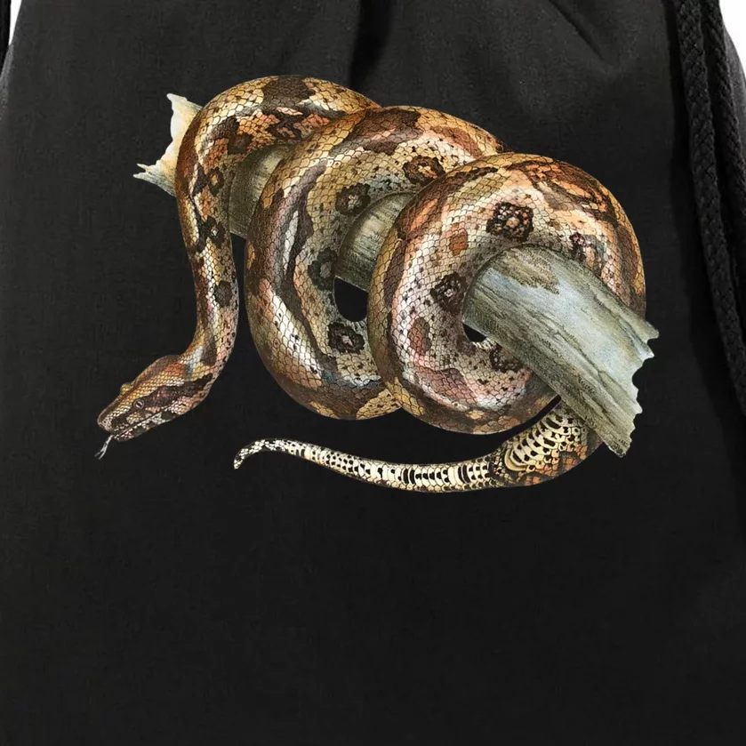 Snake Snake Lover  Men Snake Drawstring Bag