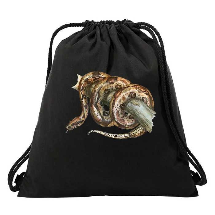 Snake Snake Lover  Men Snake Drawstring Bag